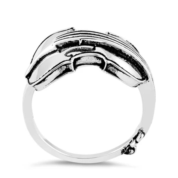 Sterling Silver Violin Unisex Ring New
