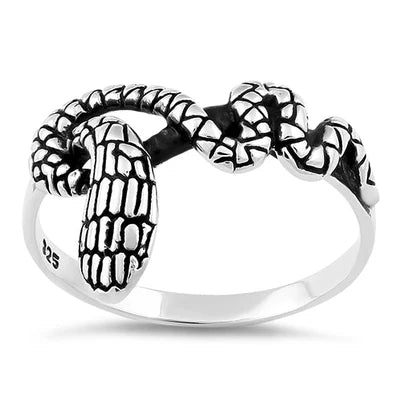 Sterling Silver Snake Ring