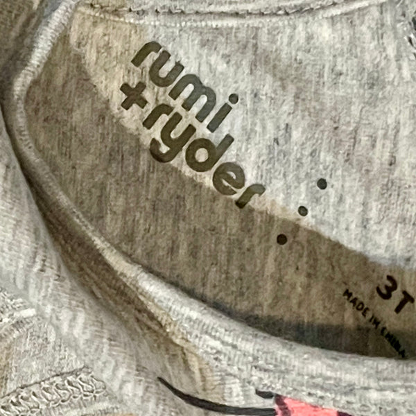 Rumi + Ryder Tropical Print Sundress Girls Casual Pocketed Dress Size 3T New