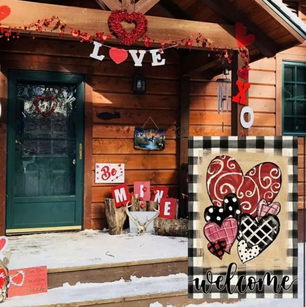 Valentine 18” x 12” Garden Flags