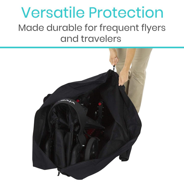 Vive XL Carry & Travel Bag for Rollator Walkers & Transport Chairs - Waterproof