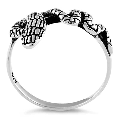 Sterling Silver Snake Ring