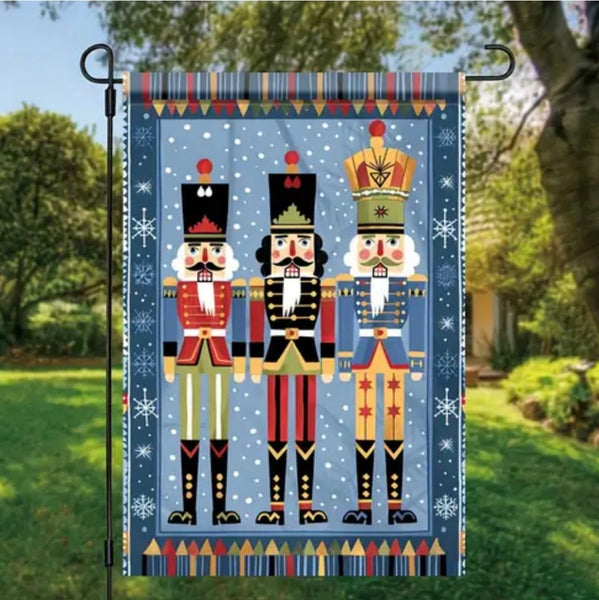 Christmas 18” x 12” Garden Flags