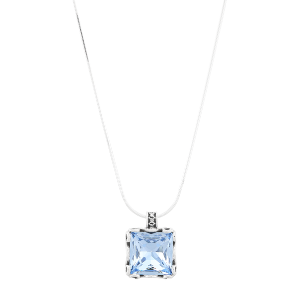 Silpada 'Cooling Effects' Silver Crystal Pendant Necklace