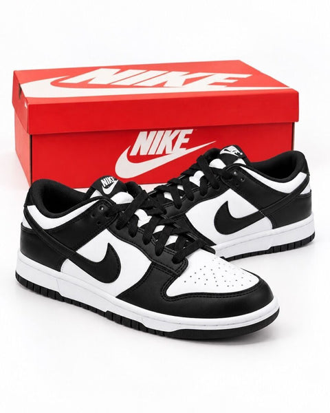 Nike Dunk Low Panda Black White Sneakers 6Y Women's 7.5 Youth Shoes With Box