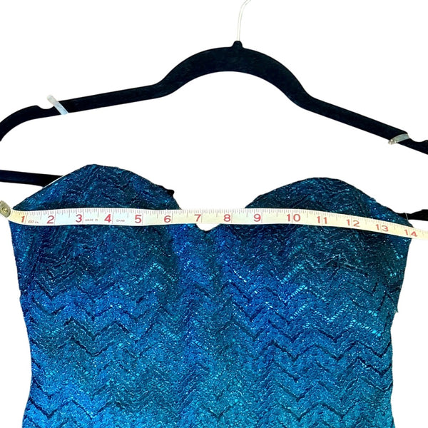 Beautiful Ombre Print Formal Prom Evening Gown  Mermaid Style Maxi Dress New