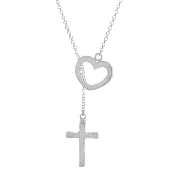 Silpada 'Grace Within' Sterling Silver Cross Necklace, 18"