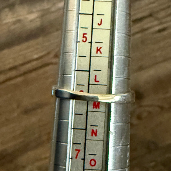 Unique Square Black Onyx Solitaire 925 Sterling Silver Ring Natural Simple Sz 6