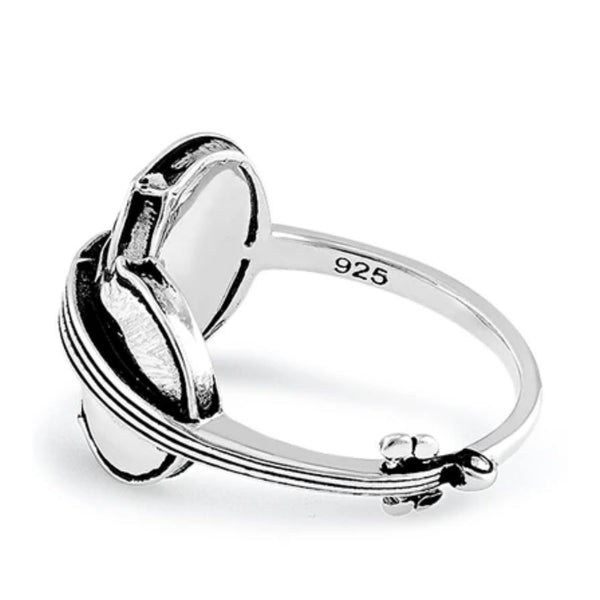 Sterling Silver Violin Unisex Ring New