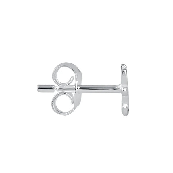 Sterling Silver Bull Steer Head Stud Push Back Cow Dainty Earrings New