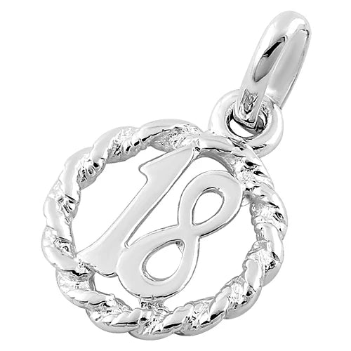 Sterling Silver 18 Pendant New