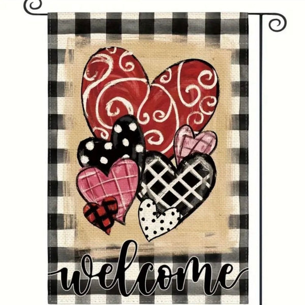 Valentine 18” x 12” Garden Flags