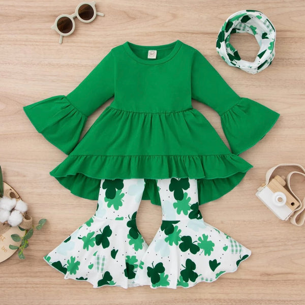 Toddler Girls St Patrick’s Day 3 Piece Casual Set New