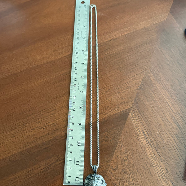 Bold Lion Head Charm Pendant Chain Necklace Unisex New