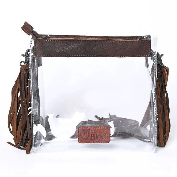 Clear Stadium Crossbody Purse Womens Bag New
