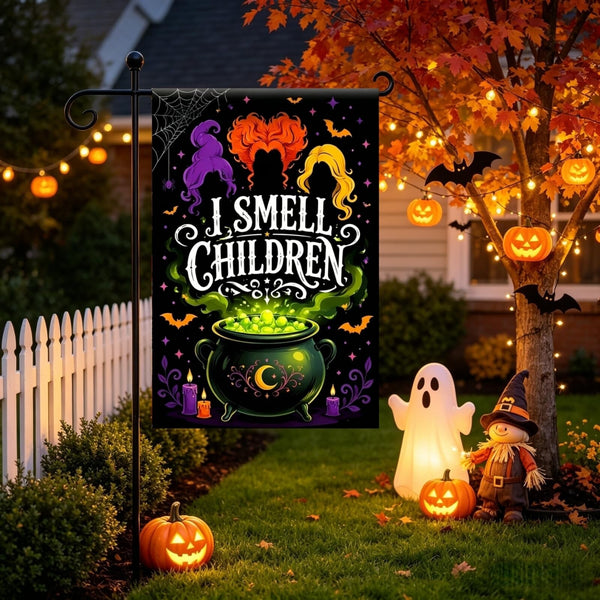 Halloween Garden Flags 12x18 Double Sided