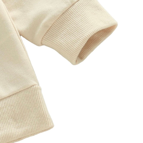 Girls Western Highland Cow Long Sleeve Floral Flare Pants Set