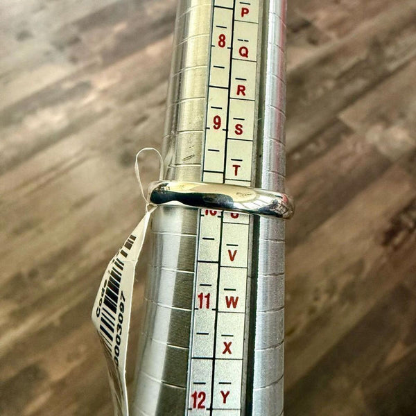 Ancient Roman Glass Stone Abstract Statement Ring Sterling Silver New