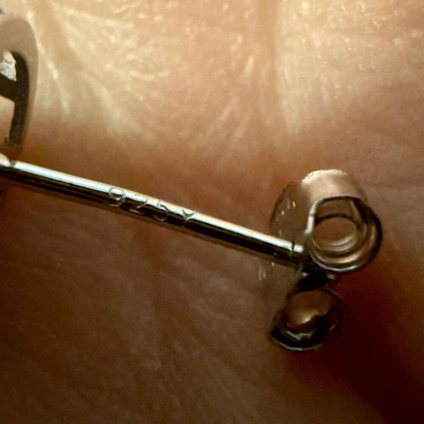 New Amethyst CZ Halo Stud Earrings 925 Sterling Silver Round Brilliant Cut