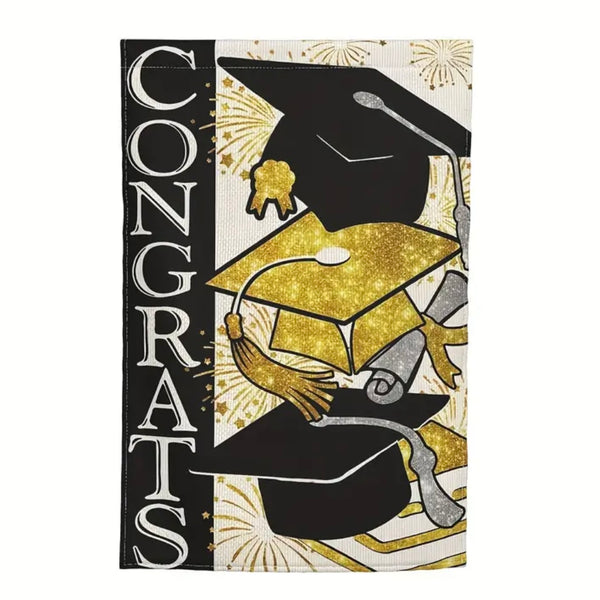 Double Sided Senior Class Of 2024 Garden Flag - For High School & College Graduates