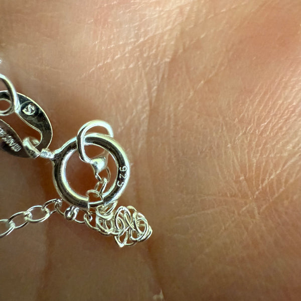 Natural Butterscotch Baltic Amber Oval Framed Pendant Necklace Sterling Silver