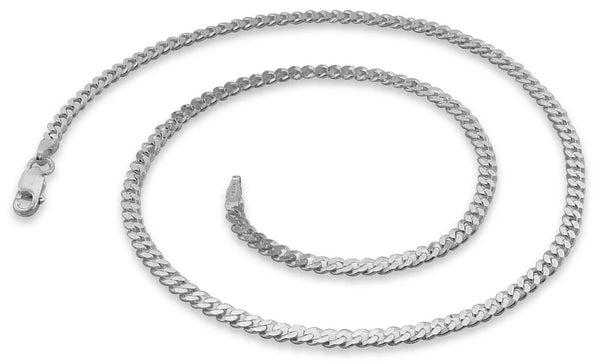 Sterling Silver Curb 20” Chain 3.0MM New