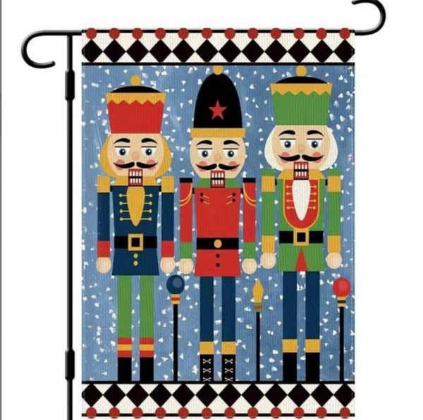 Christmas 18” x 12” Garden Flags