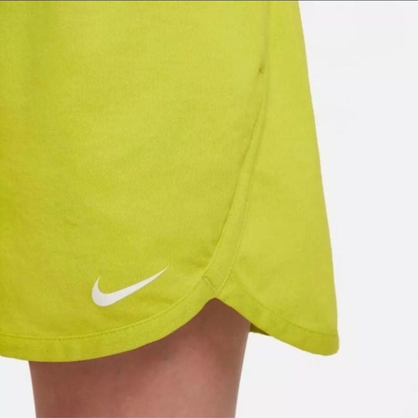 Nike Dri-FIT Breezy Green Training Shorts Big Kids Girls High-Waisted Large New