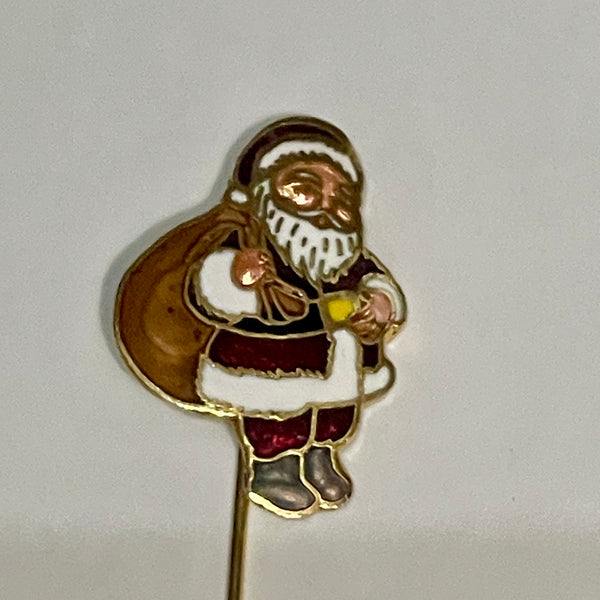 Vintage 1978 Santa Clause Pin Womens Men’s Enamel Centennia Jacket Accessory
