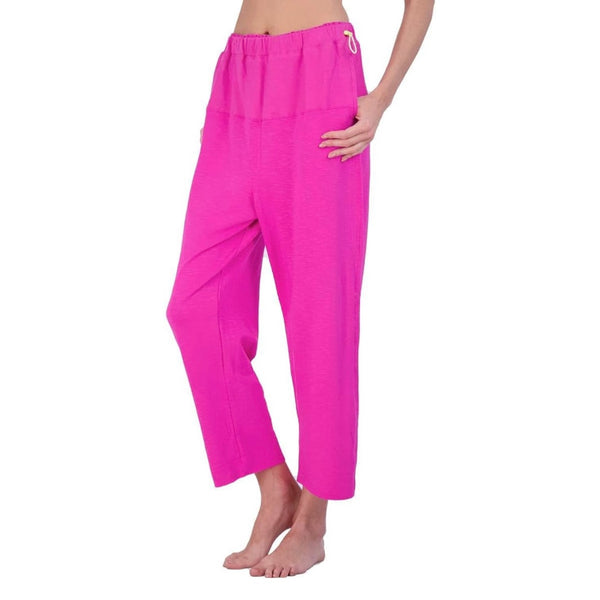 Free People FP Movement Womens Surfside Comfy Cozy Jogger Pants Pink L