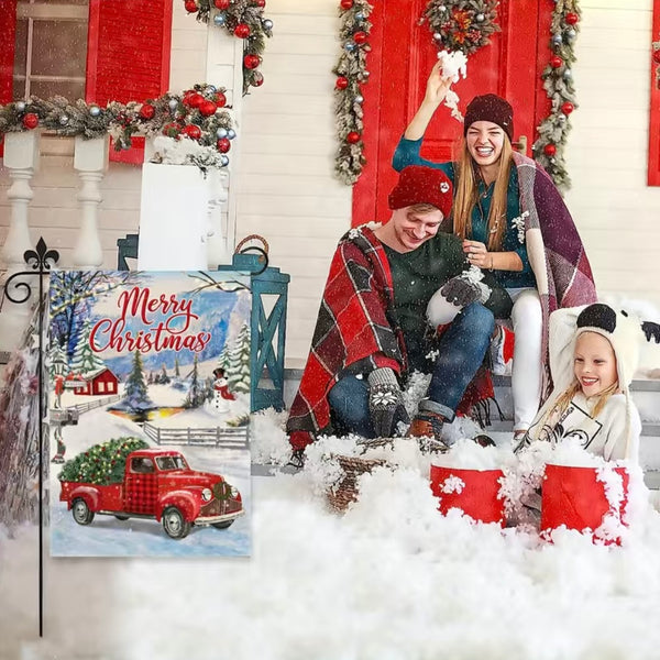 Christmas 18” x 12” Garden Flags