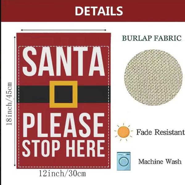 Christmas 18” x 12” Garden Flags