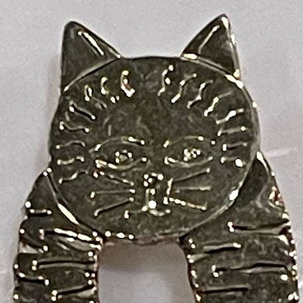 Vintage Unique Cat Brooch Pin Or Casual  Pendant Necklace