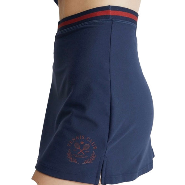 WEWOREWHAT Active Mini Skort Womens Athletic Casual Navy Tennis Skirt M New