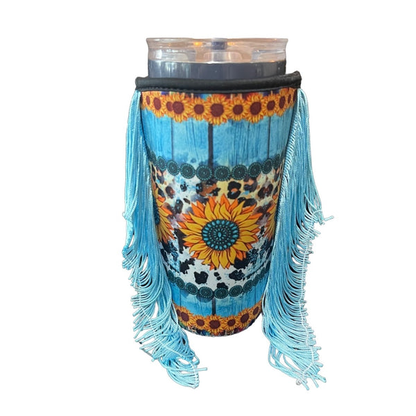 32oz Western Reusable Neoprene Insulated Cup Sleeve