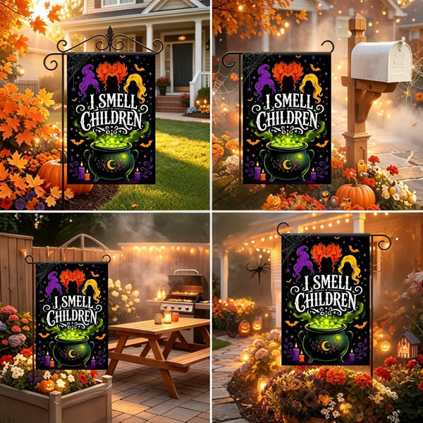 Halloween Garden Flags 12x18 Double Sided