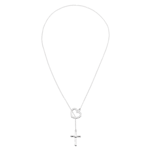 Silpada 'Grace Within' Sterling Silver Cross Necklace, 18"