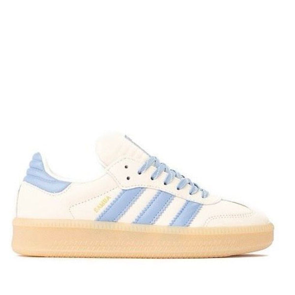 Adidas Samba XLG Wonder White Ash Blue Gum Sneakers 6.5Y Women's 8 New