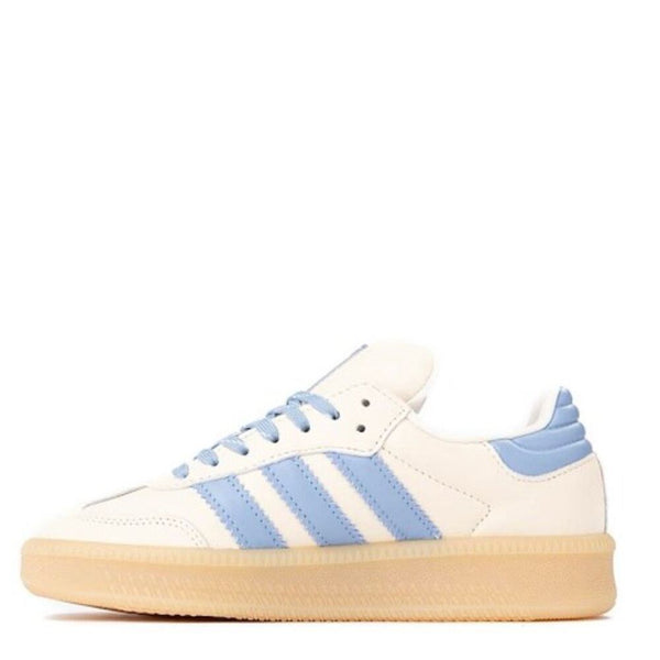 Adidas Samba XLG Wonder White Ash Blue Gum Sneakers 6.5Y Women's 8 New