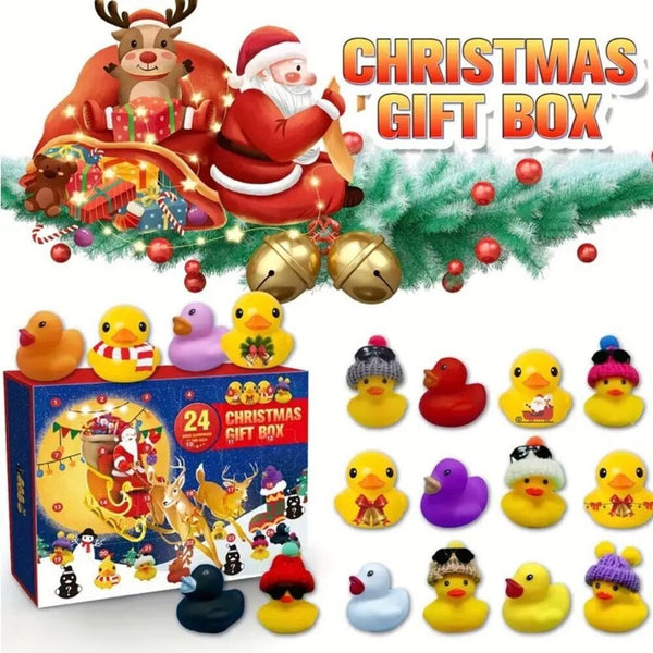 Christmas Advent Calendar Rubber Duck Christmas Surprise Blind Box New