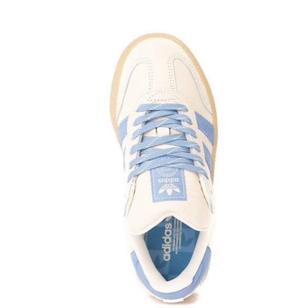 Adidas Samba XLG Wonder White Ash Blue Gum Sneakers 6.5Y Women's 8 New
