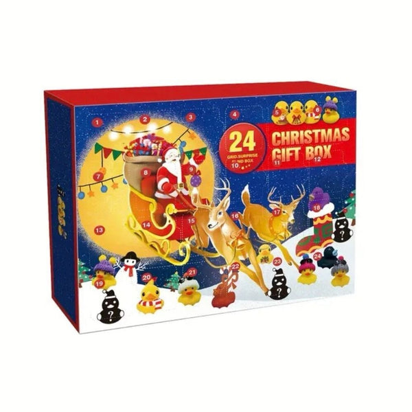 Christmas Advent Calendar Rubber Duck Christmas Surprise Blind Box New