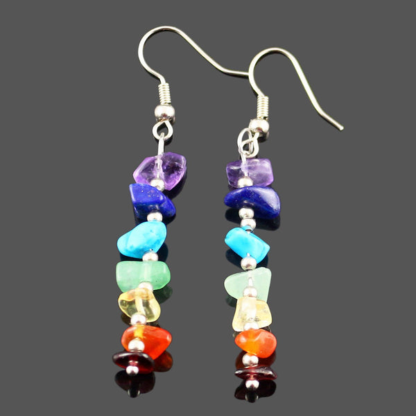 7 Chakra Dangle Earring