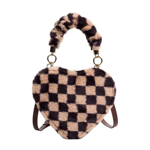 Heart Shaped Purse 7”x8”x4”