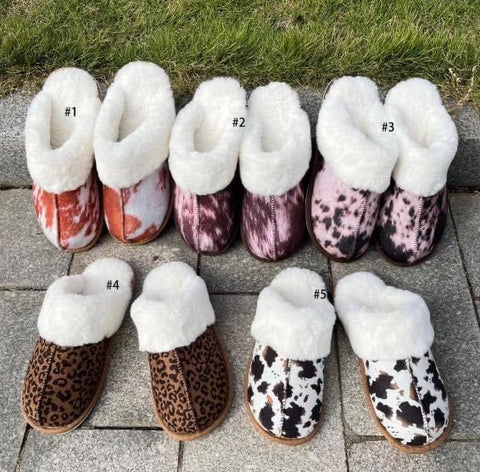 Western House Slippers