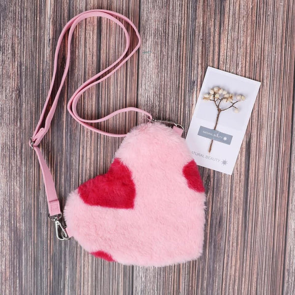 Heart Shaped Purse 7”x8”x4”