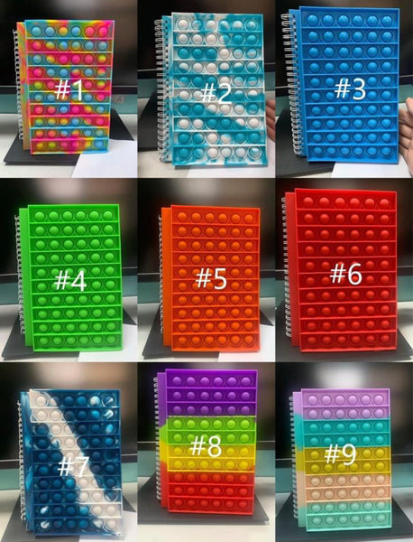 Bubble Pop Notebooks