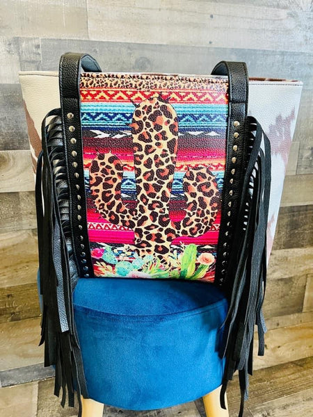 Western Fringe Purse 13.3x13.7"