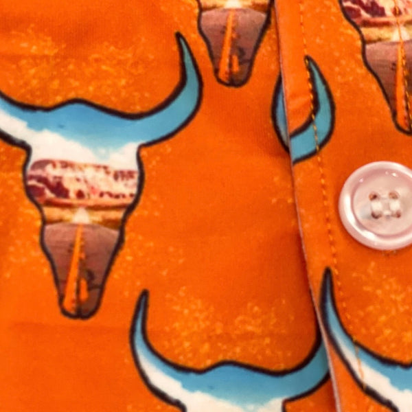Western Desert Longhorn Button Up